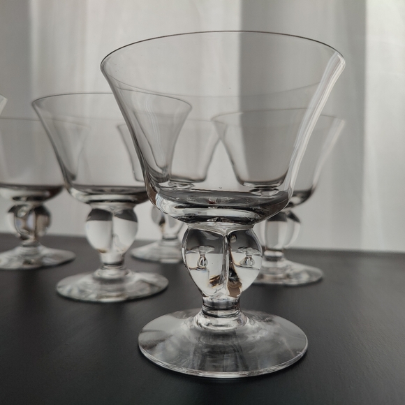 6 | 6 oz | Seneca Ingrid Stahl tall sherbet glasses - Picture 10 of 12